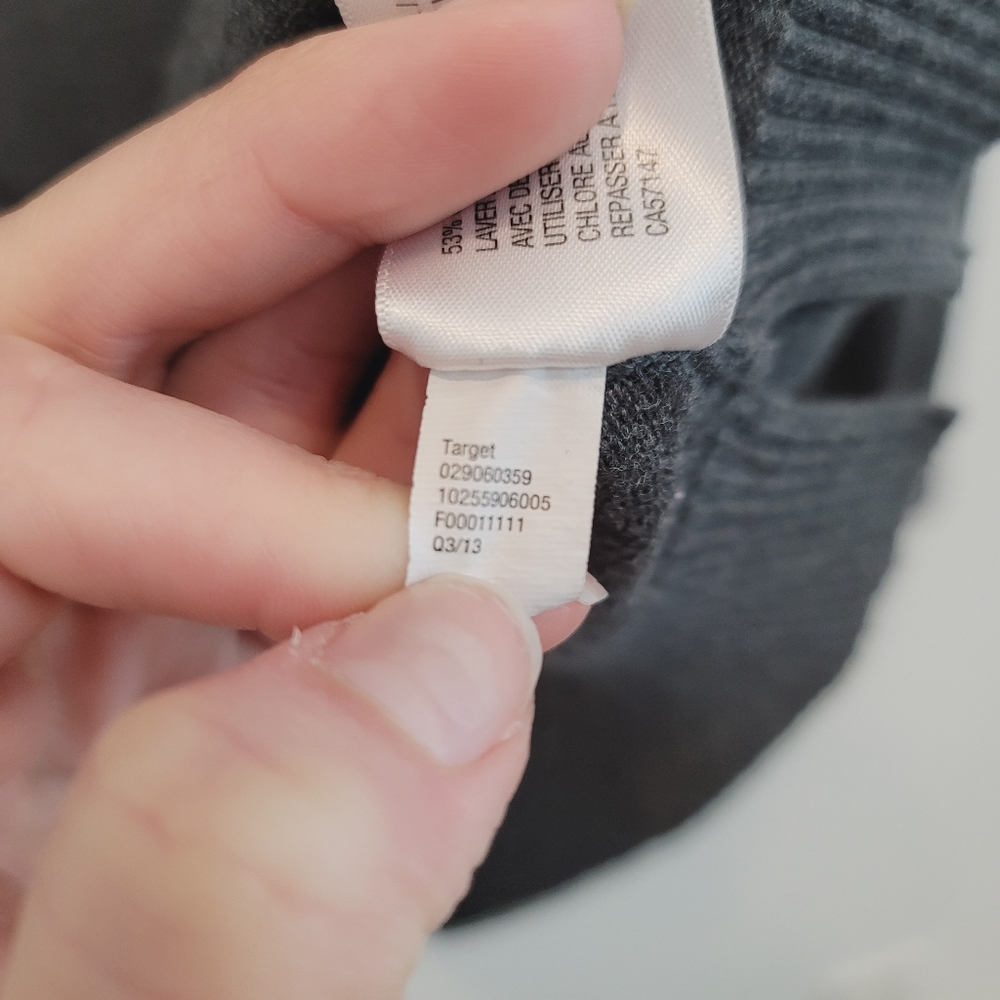 💕 Liz Lange for Target Gray Maternity Sweater Sze XS - Picture 15 of 16